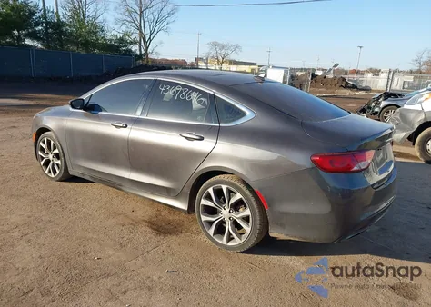 2015 Chrysler 200 C from USA, damaged, VIN 1C3CCCEG5FN700656